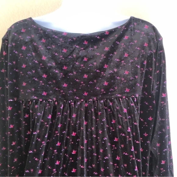 The Nines by HATCH™ Long Sleeve Velvet Swing Maternity Dress Size XXL - Picture 8 of 16